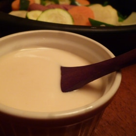 味噌とヨーグルトのマヨネーズ風ヘルシーソース